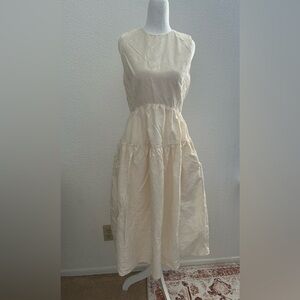 Unity Union White Sleeveless Dress